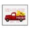 Stupell Industries Family Faith Freedom Americana Floral Country Truck Framed Giclee Art